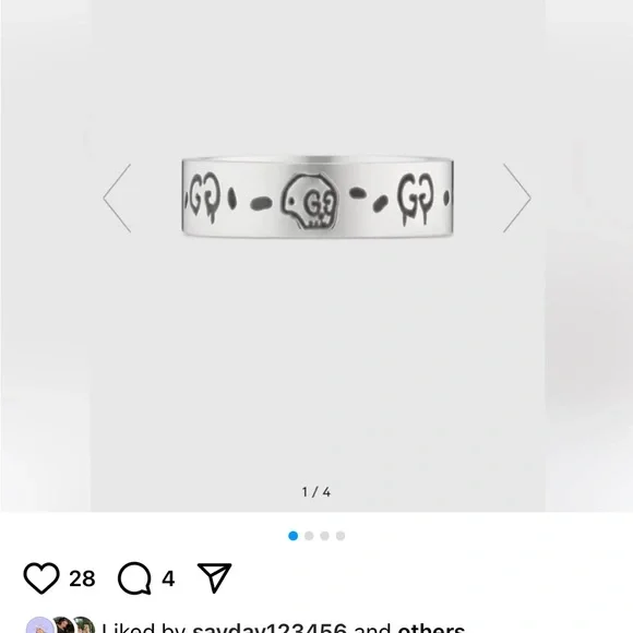 Gucci Silver Ring